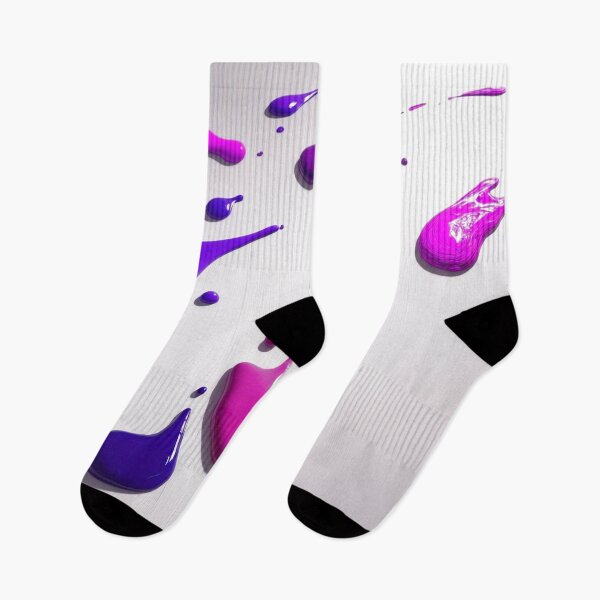 Item preview, Abstract 3D Paint Drips Purple and Magenta Pink designed and sold by Ingorgia Studio.