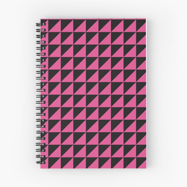 Item preview, Black And Hot Pink Triangle Mosaic Pattern designed and sold by pattern-archive.