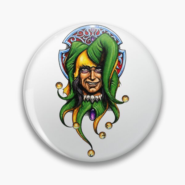 Item preview, Royal Court Jester Traditional Tattoo Gothic designed and sold by wizooo411.