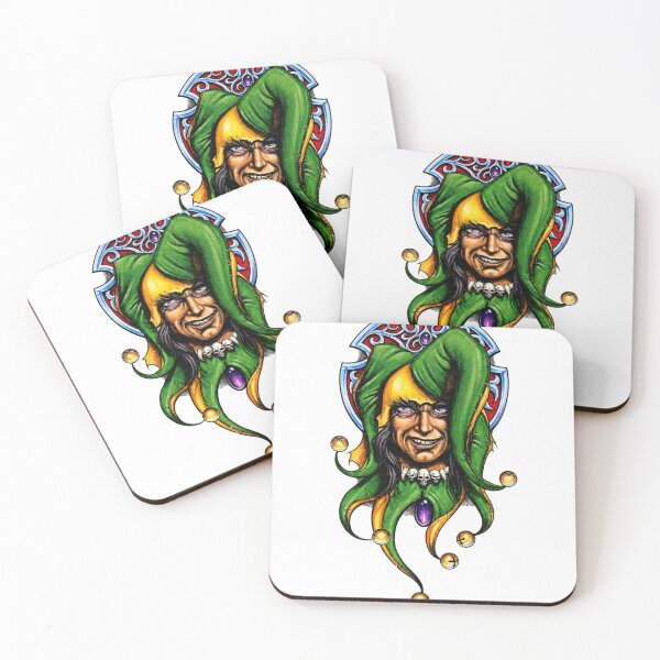 Item preview, Royal Court Jester Traditional Tattoo Gothic designed and sold by wizooo411.