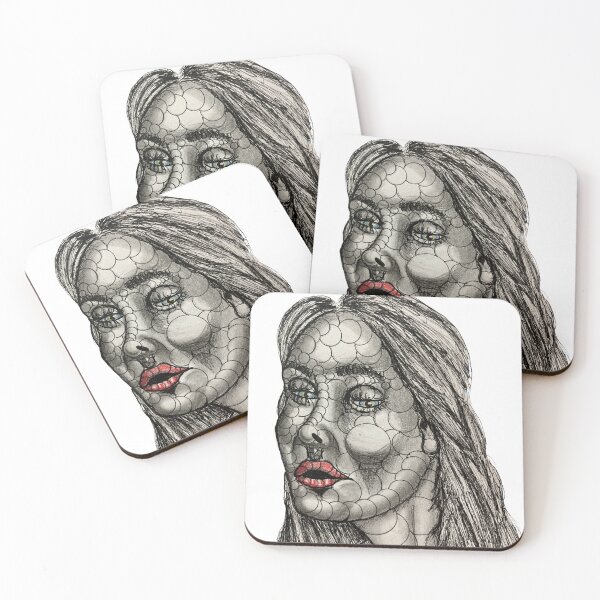Item preview, Cracked Skin Surreal Woman Portrait designed and sold by jam-66.