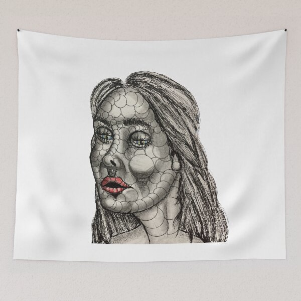 Item preview, Cracked Skin Surreal Woman Portrait designed and sold by jam-66.
