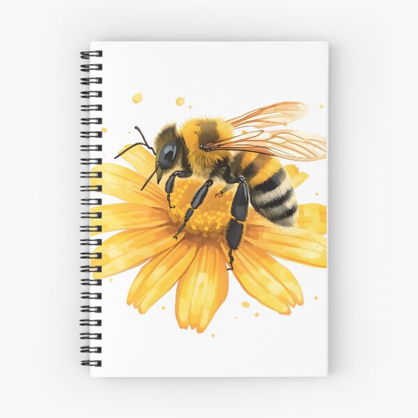 Item preview, Honeybee Watercolor Painting designed and sold by RawNaturePrints.