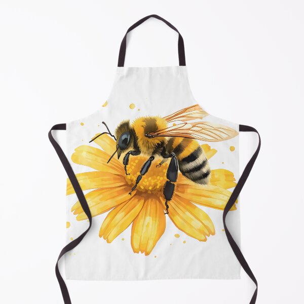 Item preview, Honeybee Watercolor Painting designed and sold by RawNaturePrints.