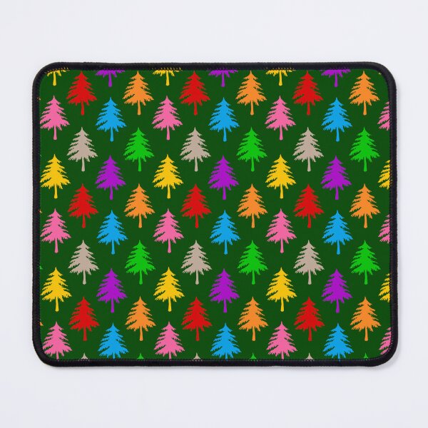 Item preview, Multicolored Pine Cone Trees - Green  designed and sold by PatternTitan.