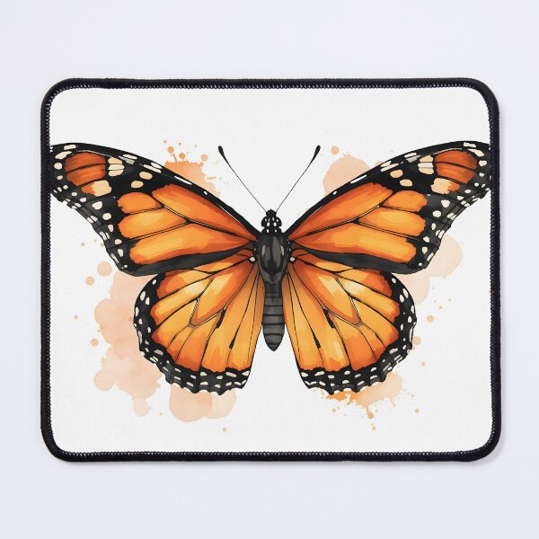 Item preview, Monarch Butterfly Watercolor Painting designed and sold by RawNaturePrints.