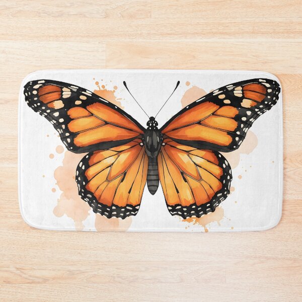 Item preview, Monarch Butterfly Watercolor Painting designed and sold by RawNaturePrints.