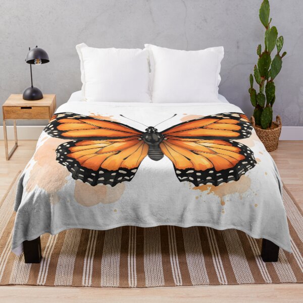 Item preview, Monarch Butterfly Watercolor Painting designed and sold by RawNaturePrints.