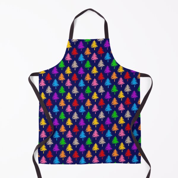 Item preview, Multicolored Pine Cone Trees - Blue designed and sold by PatternTitan.