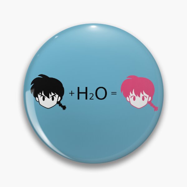 Item preview, Ranma Plus Water Equation - Funny 90s Anime Chemistry Parody designed and sold by Montoya91.