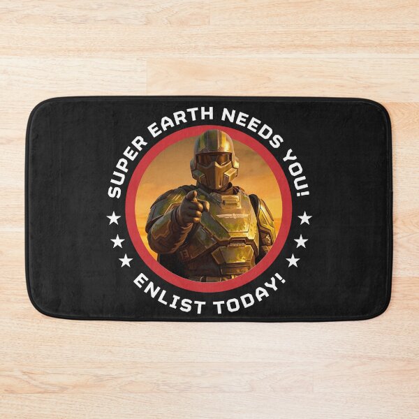 Item preview, Super Earth Needs You, Enlist Now designed and sold by Cine Store Merch.