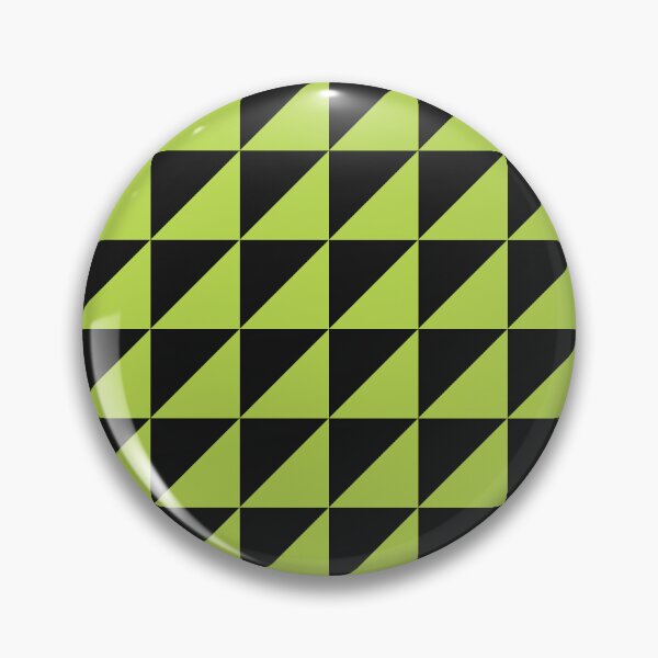 Item preview, Black And Lime Triangle Mosaic Pattern designed and sold by pattern-archive.