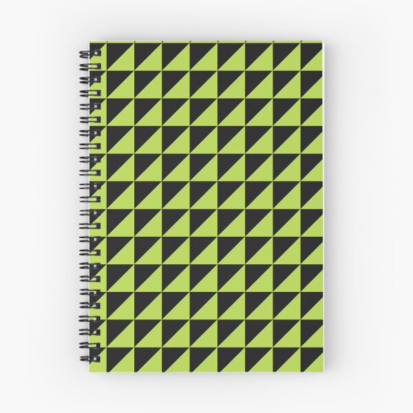 Item preview, Black And Lime Triangle Mosaic Pattern designed and sold by pattern-archive.