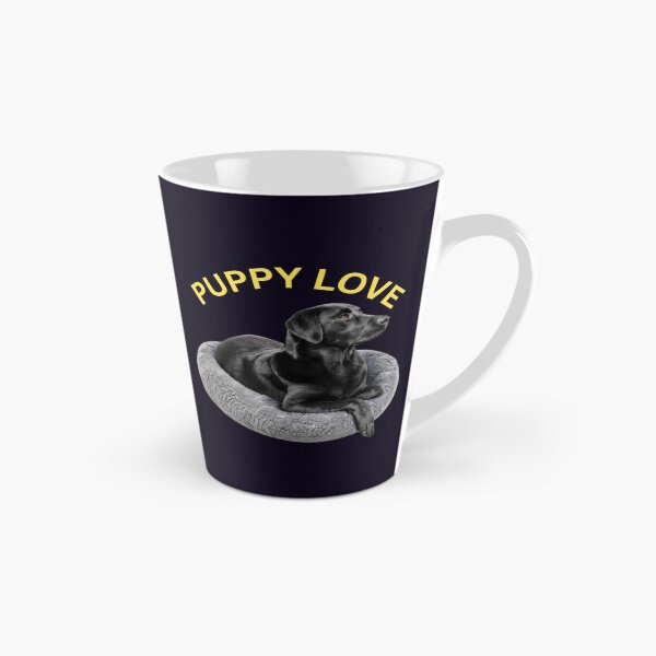 Item preview, BLACK LABRADOR RETRIEVER PUPPY LOVE ADORING DOG PORTRAIT designed and sold by PRINTSCHARMINGM.