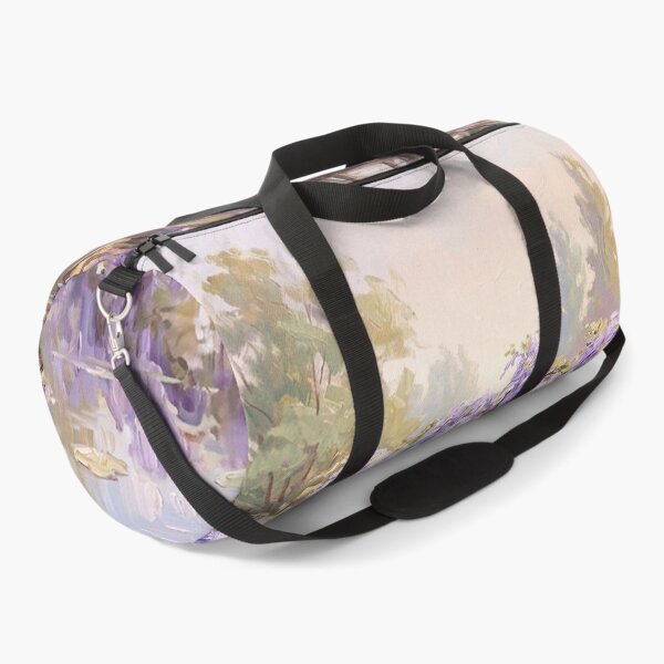 Item preview, Wisteria Wooden Bridge Japanese Garden Art designed and sold by randyknudsen.