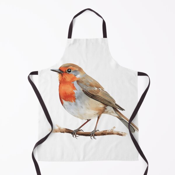 Item preview, Robin Bird Watercolor Painting designed and sold by RawNaturePrints.