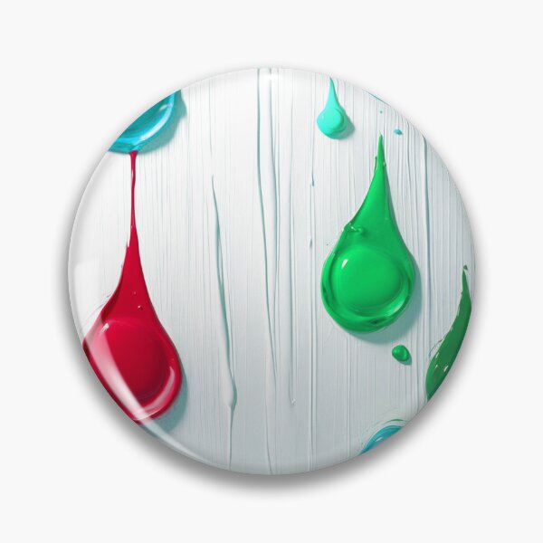 Item preview, Abstract 3D Paint Drips Red Green and Turquoise Blue designed and sold by Ingorgia Studio.
