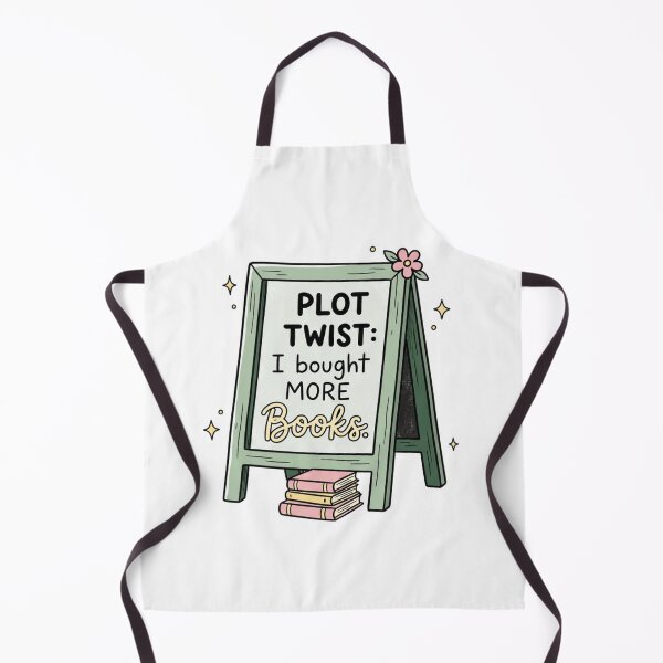 Item preview, Plot Twist I Bought More Books - Funny Bookworm Meme Cute BookTok Reading Decal designed and sold by raedattia.