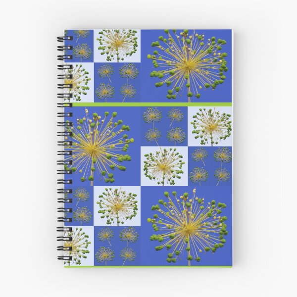 Item preview,  Allium Flower Seed Head Macro Photo Collage designed and sold by JurateArt-DK.