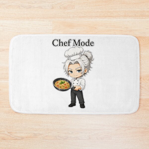 Item preview, Cute Anime Chef Mode Pasta - Funny Foodie Gift designed and sold by House of Rein.