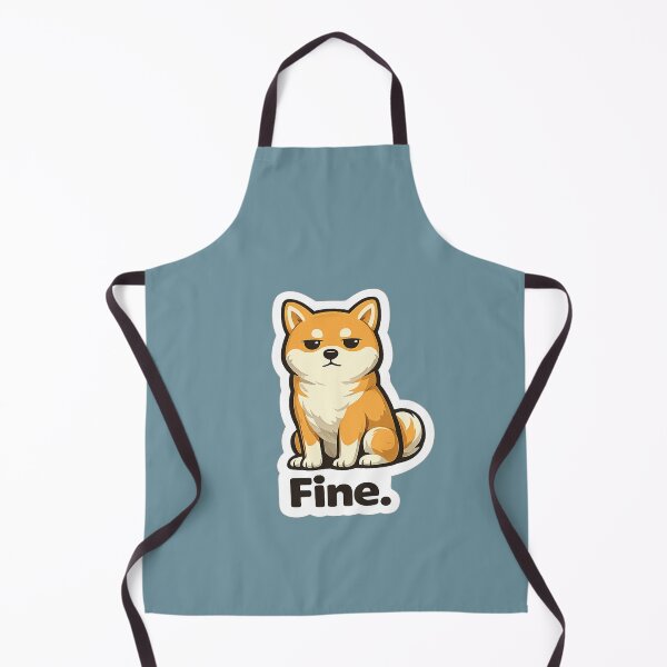 Item preview, Fine. Shiba Inu Meme | Funny Dog Sticker Design designed and sold by BabyStark.