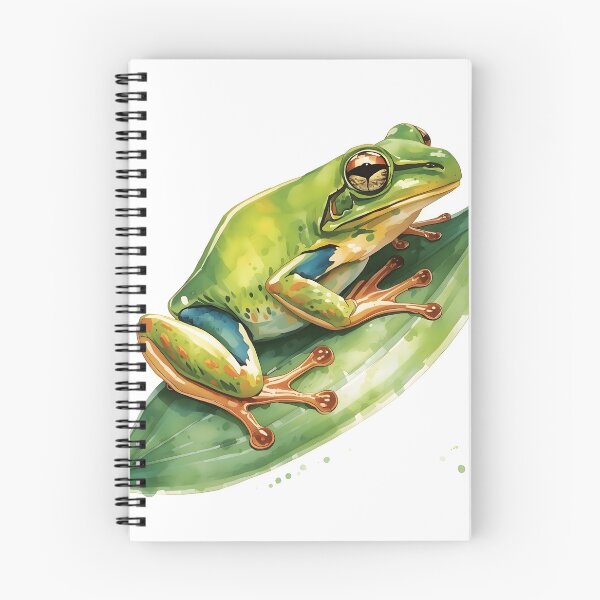 Item preview, Tree Frog Watercolor Painting designed and sold by RawNaturePrints.