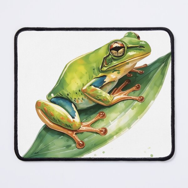 Item preview, Tree Frog Watercolor Painting designed and sold by RawNaturePrints.