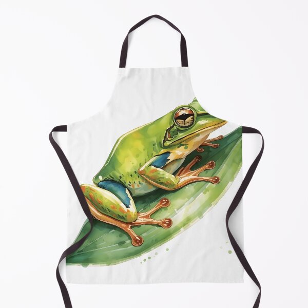 Item preview, Tree Frog Watercolor Painting designed and sold by RawNaturePrints.