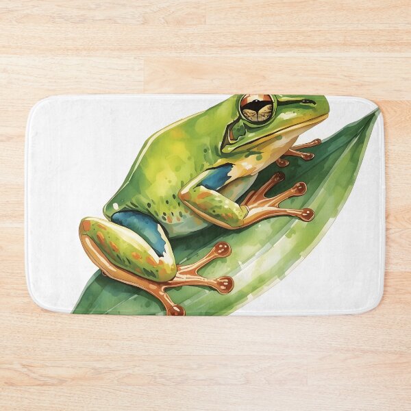 Item preview, Tree Frog Watercolor Painting designed and sold by RawNaturePrints.