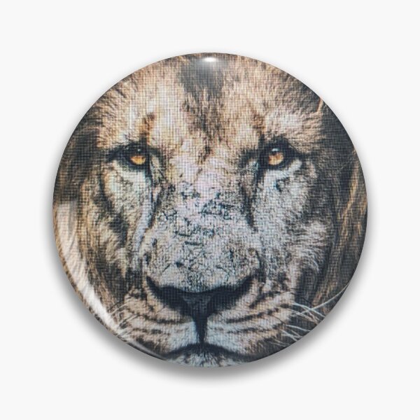 Item preview, Lion Face Introspective Portrait designed and sold by rizkyintan8.