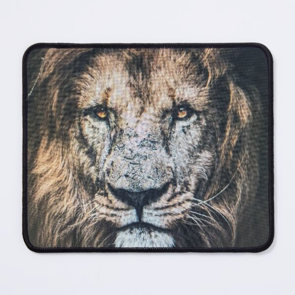 Item preview, Lion Face Introspective Portrait designed and sold by rizkyintan8.