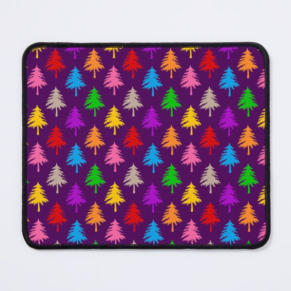 Item preview, Multicolored Pine Cone Trees - Purple  designed and sold by PatternTitan.