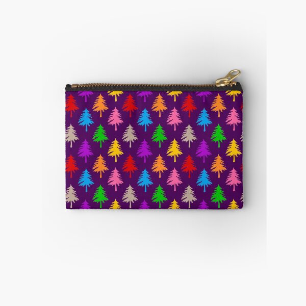 Item preview, Multicolored Pine Cone Trees - Purple  designed and sold by PatternTitan.