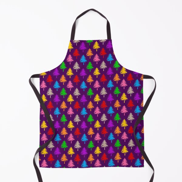 Item preview, Multicolored Pine Cone Trees - Purple designed and sold by PatternTitan.