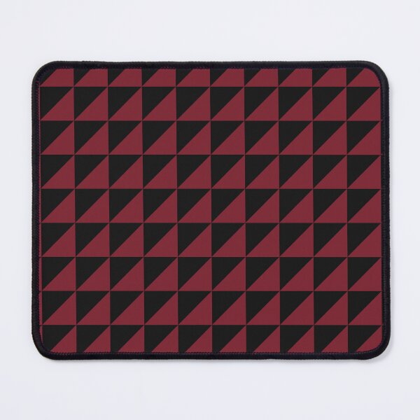 Item preview, Black And Red Triangle Mosaic Pattern designed and sold by pattern-archive.