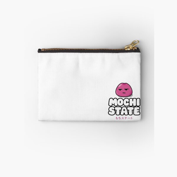 Item preview, Mochi State Bold Logo with Pink Kawaii Mochi Character designed and sold by TheUnraveled.