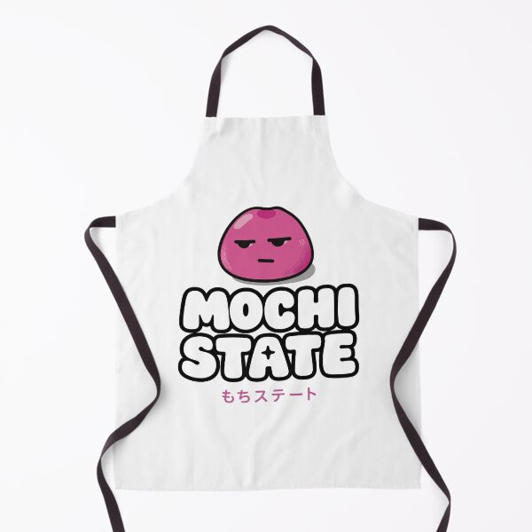 Item preview, Mochi State Bold Logo with Pink Kawaii Mochi Character designed and sold by TheUnraveled.