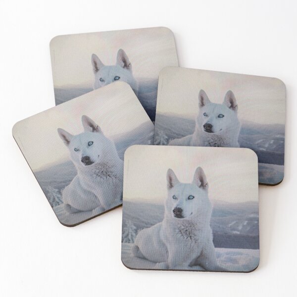 Item preview, White Husky Resting in Snow designed and sold by rizkyintan8.