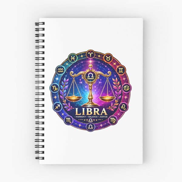Item preview, Libra Harmony Balance Justice All Zodiac Galaxy Art designed and sold by Zodiac Celestial Art.