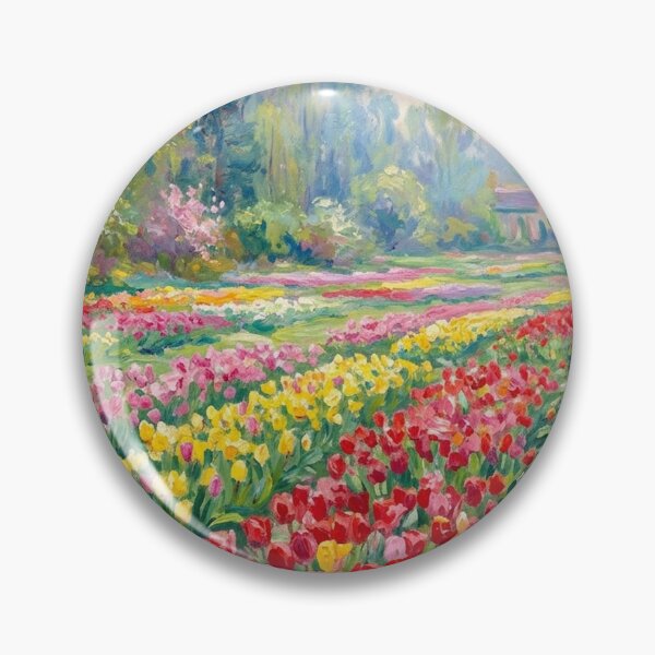 Item preview, Vibrant Tulips Flower Garden Print designed and sold by randyknudsen.