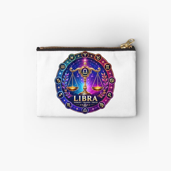 Item preview, Libra Harmony Balance Justice All Zodiac Galaxy Art designed and sold by Zodiac Celestial Art.