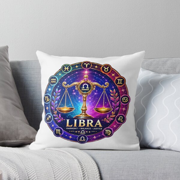Item preview, Libra Harmony Balance Justice All Zodiac Galaxy Art designed and sold by Zodiac Celestial Art.