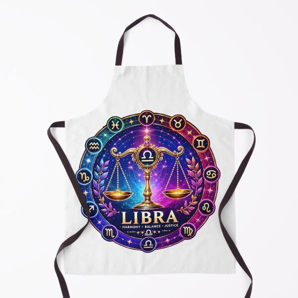 Item preview, Libra Harmony Balance Justice All Zodiac Galaxy Art designed and sold by Zodiac Celestial Art.