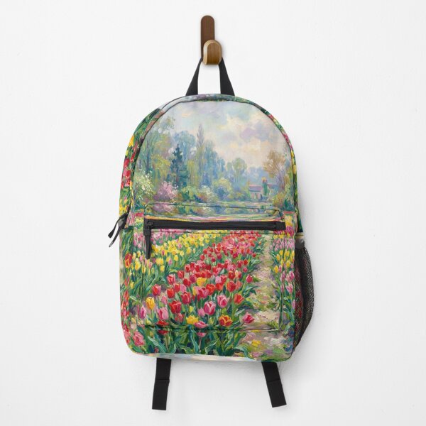Item preview, Vibrant Tulips Flower Garden Print designed and sold by randyknudsen.