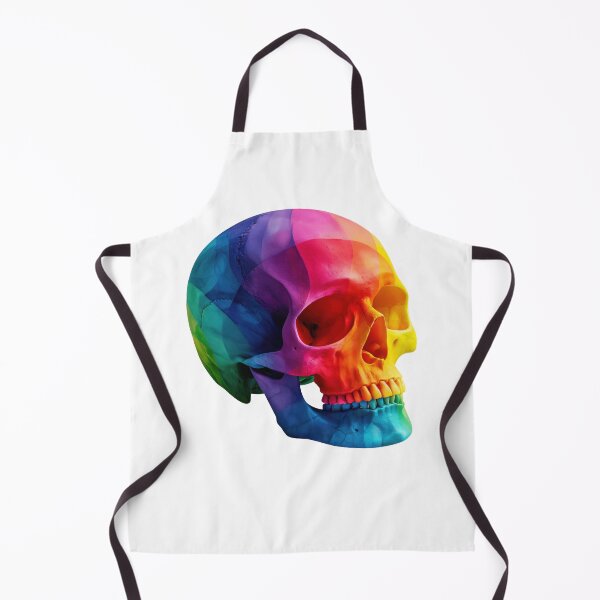 Item preview, Colorful Rainbow Skull Anatomy Art | Vibrant Medical Skeleton Illustration 2 designed and sold by WordPlayStudio.