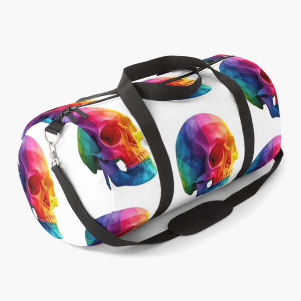Item preview, Colorful Rainbow Skull Anatomy Art | Vibrant Medical Skeleton Illustration 2 designed and sold by WordPlayStudio.