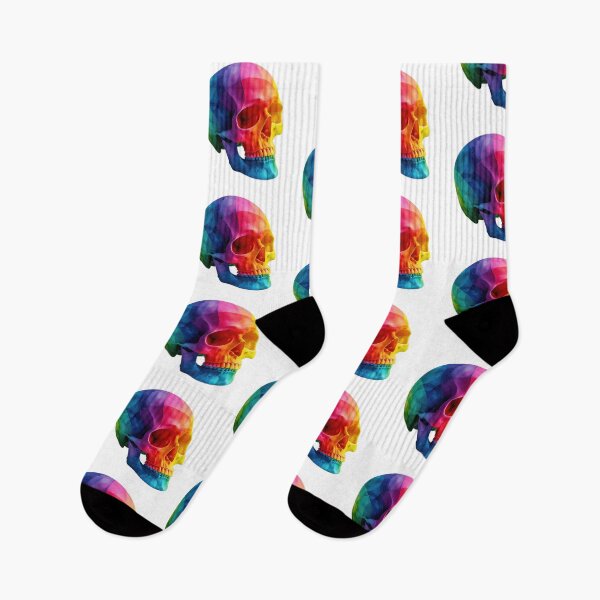 Item preview, Colorful Rainbow Skull Anatomy Art | Vibrant Medical Skeleton Illustration 2 designed and sold by WordPlayStudio.