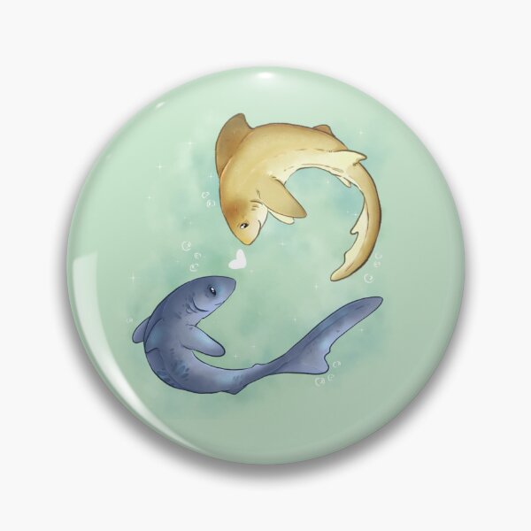 Item preview, Tigershark and Lemonshark in love designed and sold by dinosaphira99.