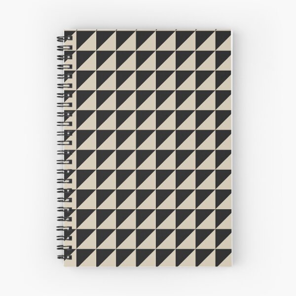 Item preview, Black And Sand Triangle Mosaic Pattern designed and sold by pattern-archive.