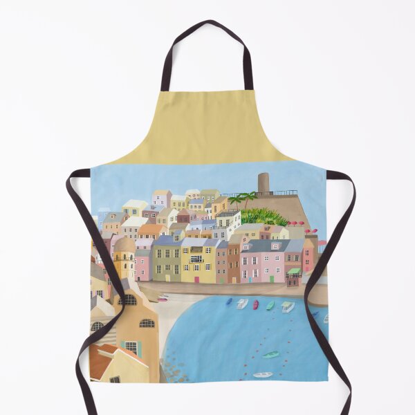 Item preview, Vernazza, Italian Coastal Village in Pastel Colors by Artist Carla Daly designed and sold by Carla Daly.